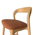 Marlow 65cm Natural Bar Stool - Naxos Tan Bar Stool Naxos-Core