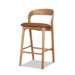 Marlow 65cm Natural Bar Stool - Naxos Tan Bar Stool Naxos-Core