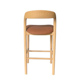 Marlow 65cm Natural Bar Stool - Naxos Tan Bar Stool Naxos-Core