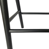 Marlow 65cm Bar Stool - Full Black Bar Stool Naxos-Core