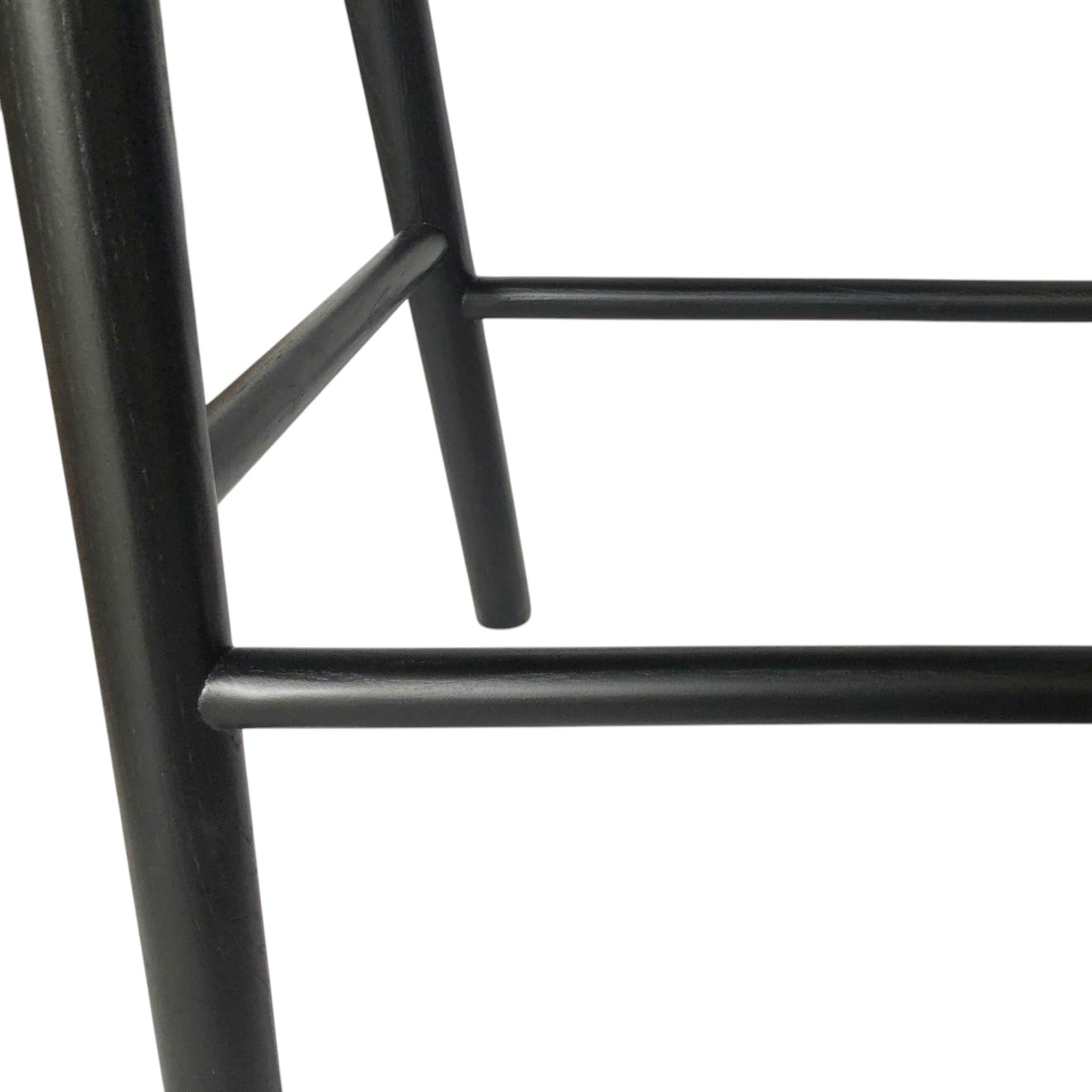 Marlow 65cm Bar Stool - Full Black Bar Stool Naxos-Core