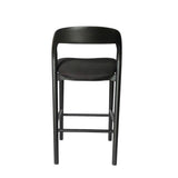 Marlow 65cm Bar Stool - Full Black Bar Stool Naxos-Core