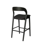 Marlow 65cm Bar Stool - Full Black Bar Stool Naxos-Core
