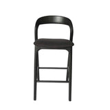Marlow 65cm Bar Stool - Full Black Bar Stool Naxos-Core