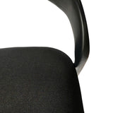 Marlow 65cm Bar Stool - Full Black Bar Stool Naxos-Core