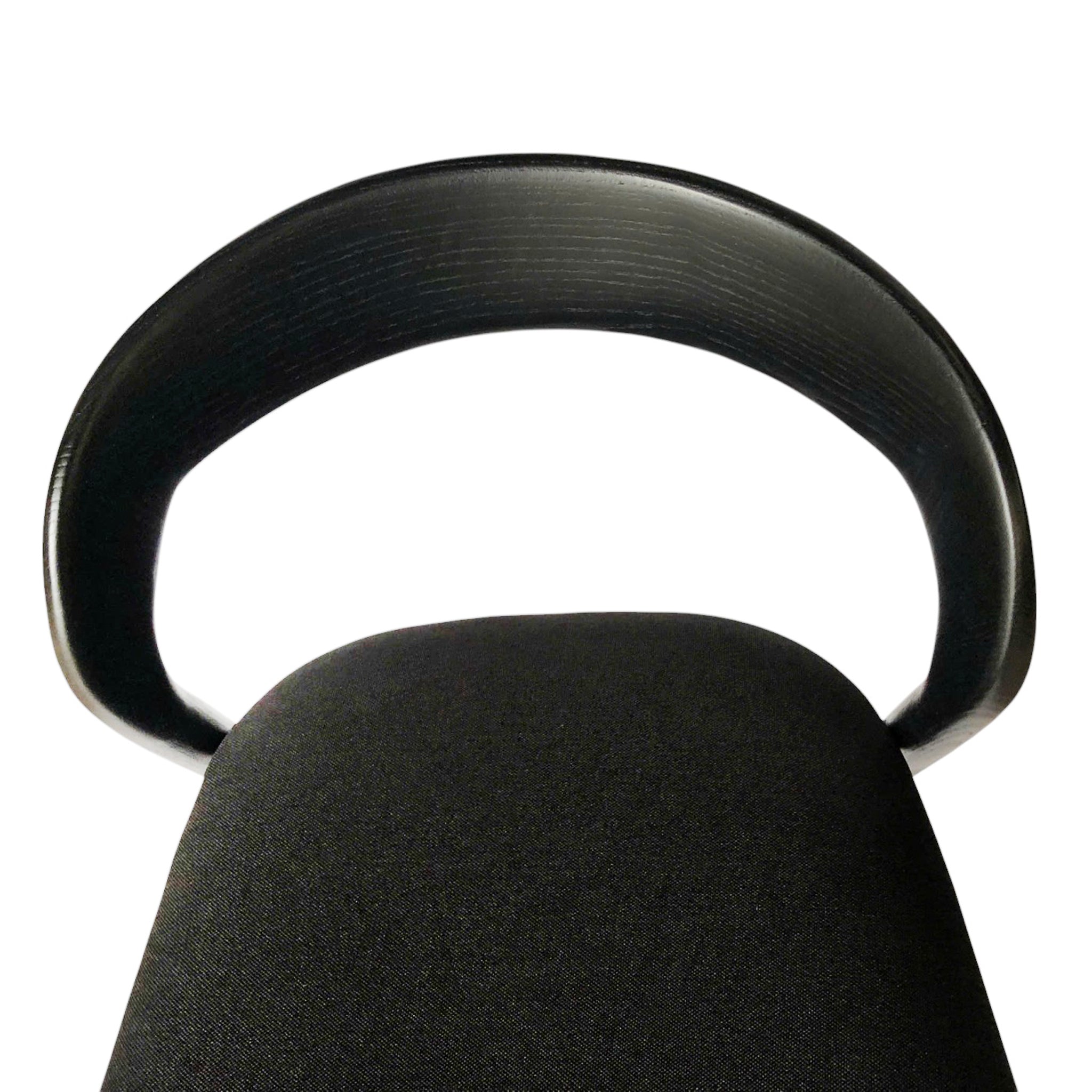 Marlow 65cm Bar Stool - Full Black Bar Stool Naxos-Core