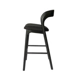 Marlow 65cm Bar Stool - Full Black Bar Stool Naxos-Core