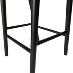 Marlow 65cm Bar Stool - Full Black Bar Stool Naxos-Core