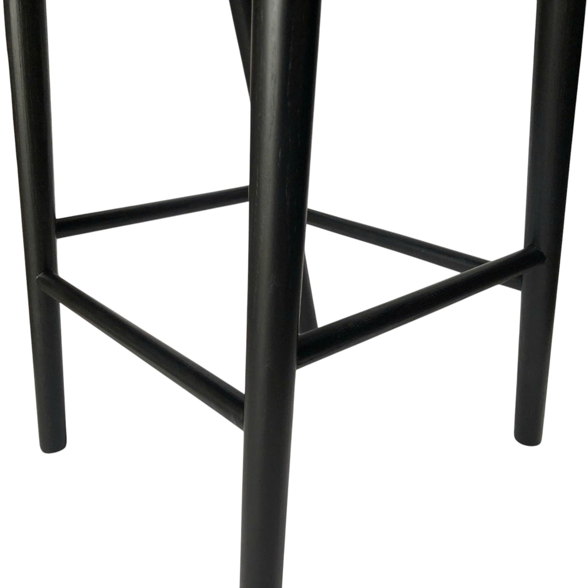 Marlow 65cm Bar Stool - Full Black Bar Stool Naxos-Core