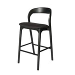 Marlow 65cm Bar Stool - Full Black Bar Stool Naxos-Core
