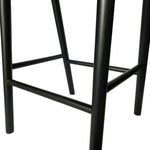 Marlow 65cm Bar Stool - Full Black Bar Stool Naxos-Core