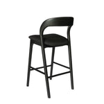Marlow 65cm Bar Stool - Full Black Bar Stool Naxos-Core