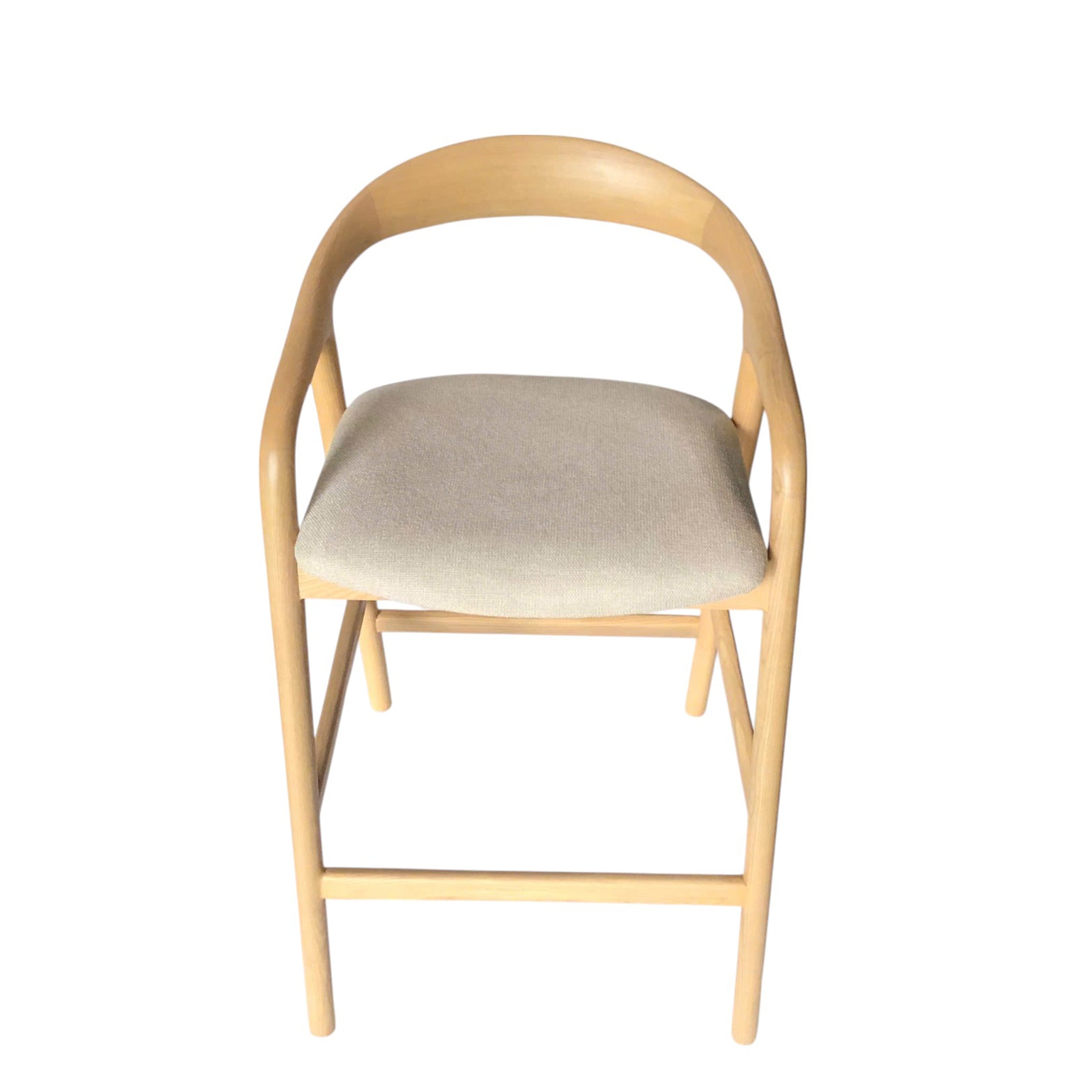 Rowan 65cm Natural Bar Stool - Naxos Beige Bar Stool Naxos-Core