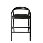 Rowan 65cm Bar Stool - Full Black Bar Stool Naxos-Core