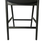 Rowan 65cm Bar Stool - Full Black Bar Stool Naxos-Core