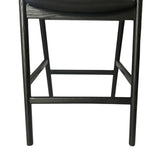 Rowan 65cm Bar Stool - Full Black Bar Stool Naxos-Core