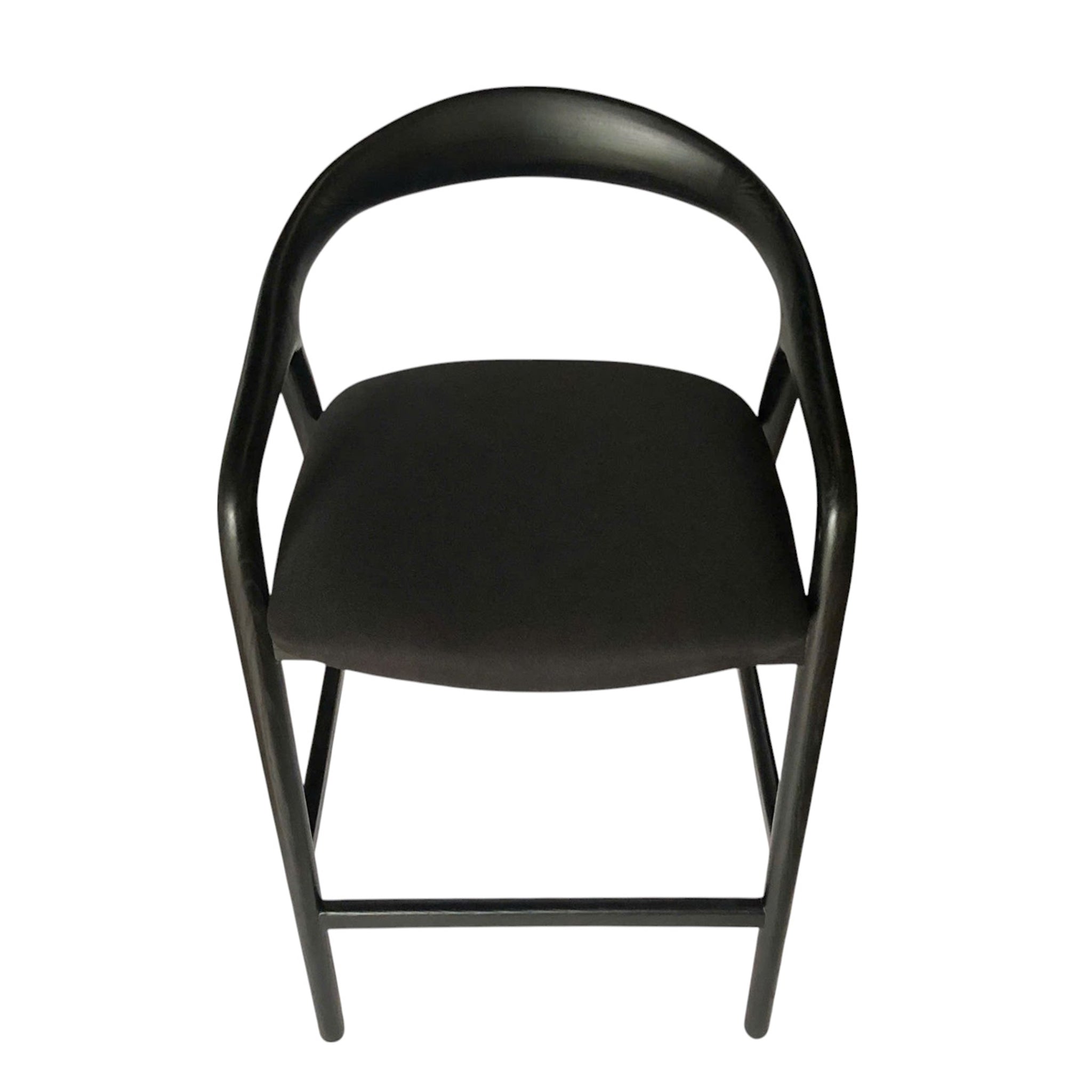 Rowan 65cm Bar Stool - Full Black Bar Stool Naxos-Core