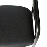 Rowan 65cm Bar Stool - Full Black Bar Stool Naxos-Core