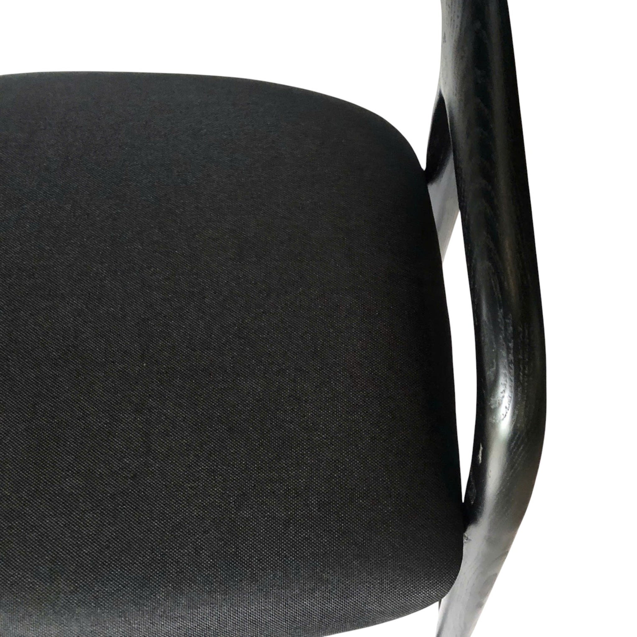 Rowan 65cm Bar Stool - Full Black Bar Stool Naxos-Core