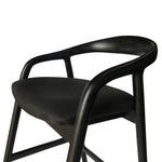 Rowan 65cm Bar Stool - Full Black Bar Stool Naxos-Core