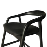 Rowan 65cm Bar Stool - Full Black Bar Stool Naxos-Core