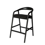 Rowan 65cm Bar Stool - Full Black Bar Stool Naxos-Core
