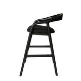 Rowan 65cm Bar Stool - Full Black Bar Stool Naxos-Core