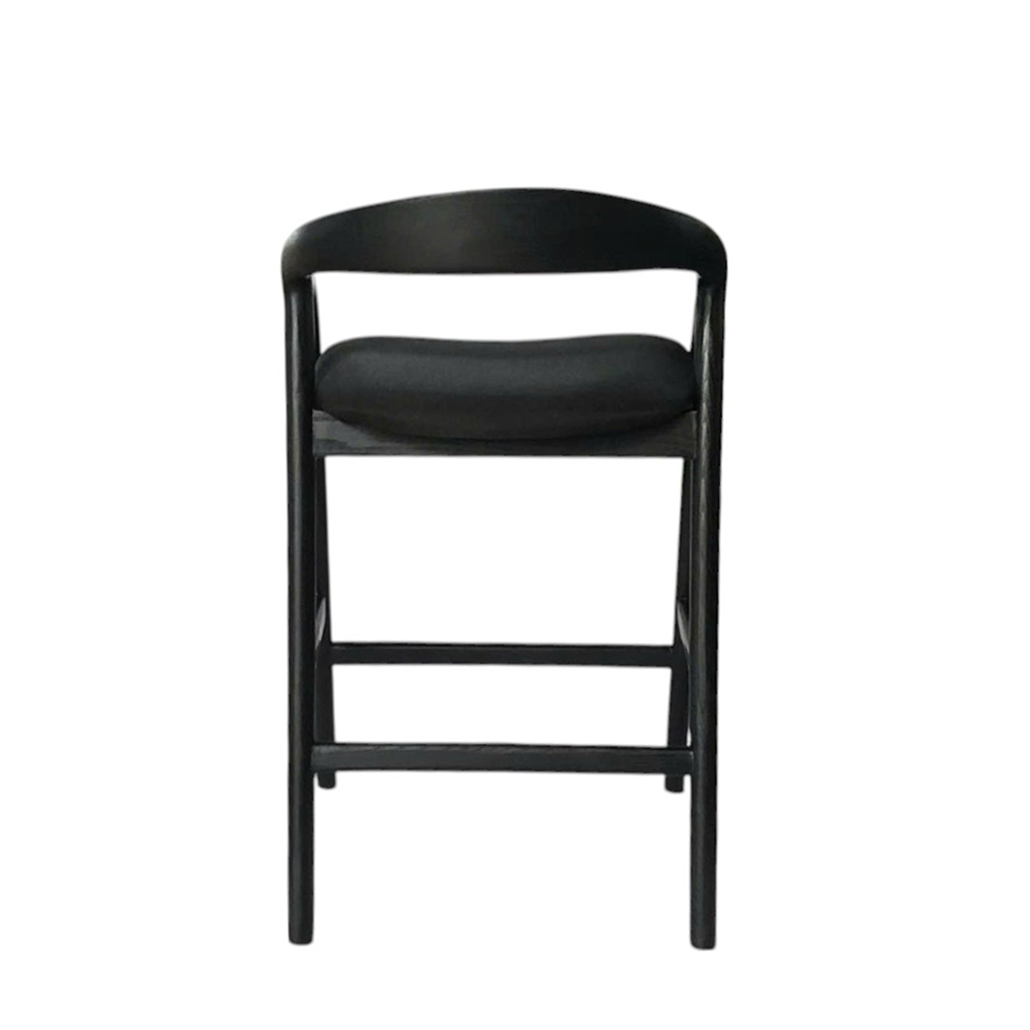 Rowan 65cm Bar Stool - Full Black Bar Stool Naxos-Core