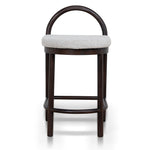 Adir 66cm Brown Bar Stool - Clay Grey Bar Stool LJ-Core