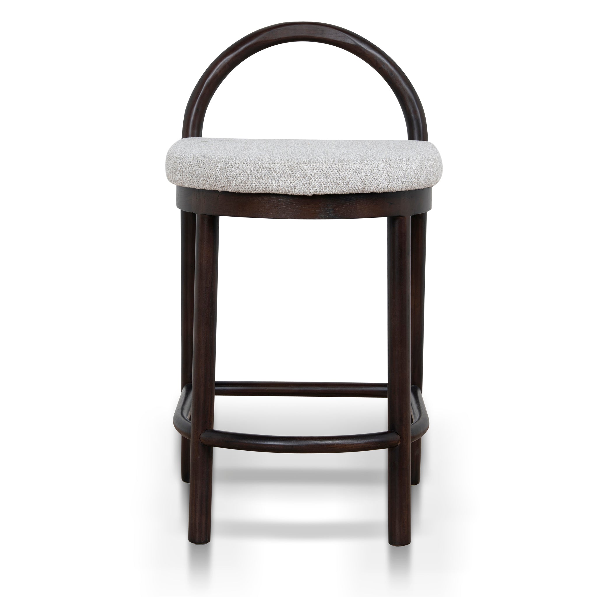 Adir 66cm Brown Bar Stool - Clay Grey Bar Stool LJ-Core