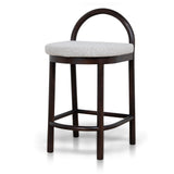 Adir 66cm Brown Bar Stool - Clay Grey Bar Stool LJ-Core