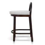 Adir 66cm Brown Bar Stool - Clay Grey Bar Stool LJ-Core