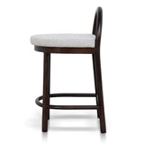 Adir 66cm Brown Bar Stool - Clay Grey Bar Stool LJ-Core
