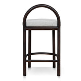 Adir 66cm Brown Bar Stool - Clay Grey Bar Stool LJ-Core