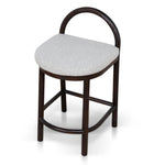 Adir 66cm Brown Bar Stool - Clay Grey Bar Stool LJ-Core