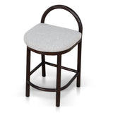 Adir 66cm Brown Bar Stool - Clay Grey Bar Stool LJ-Core
