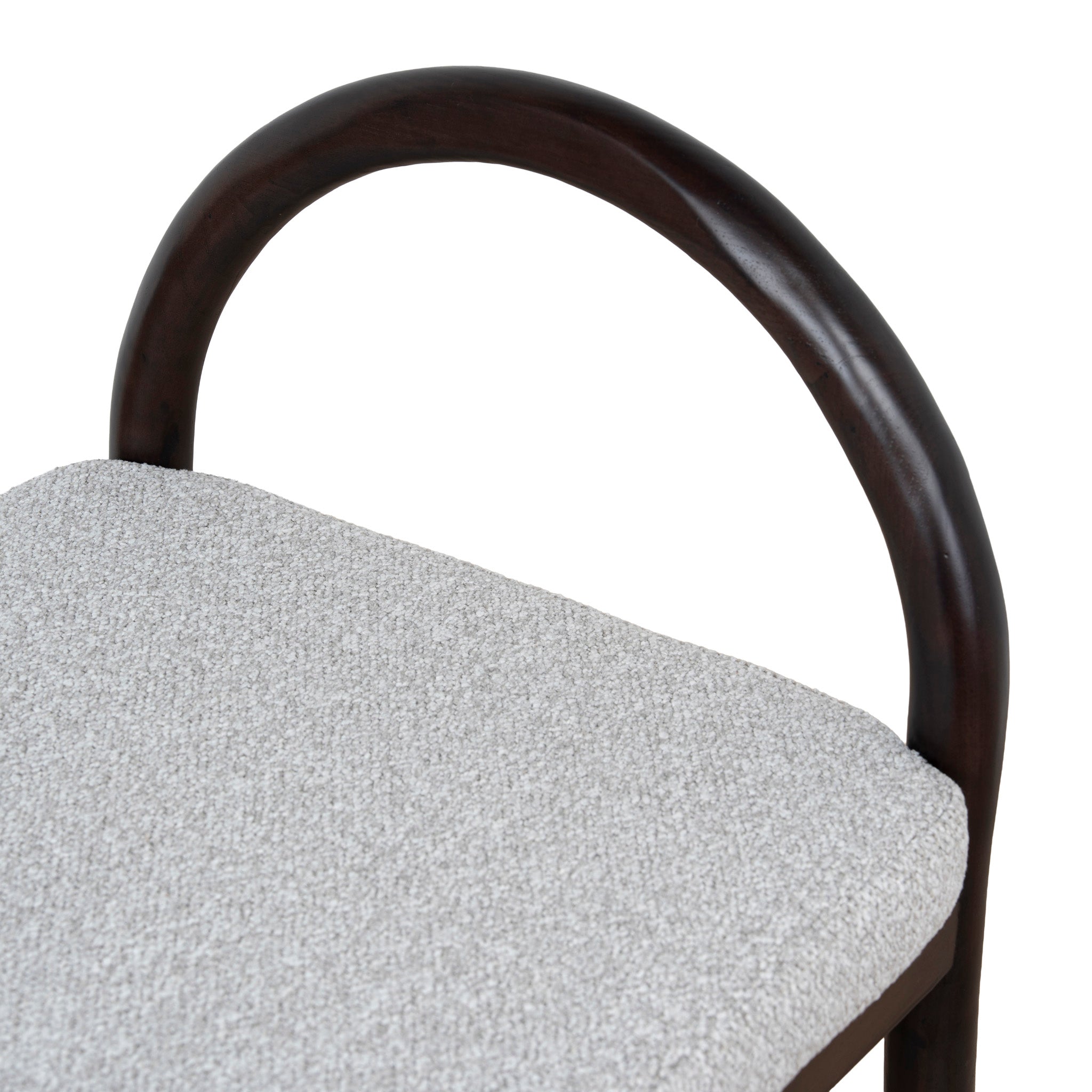 Adir 66cm Brown Bar Stool - Clay Grey Bar Stool LJ-Core