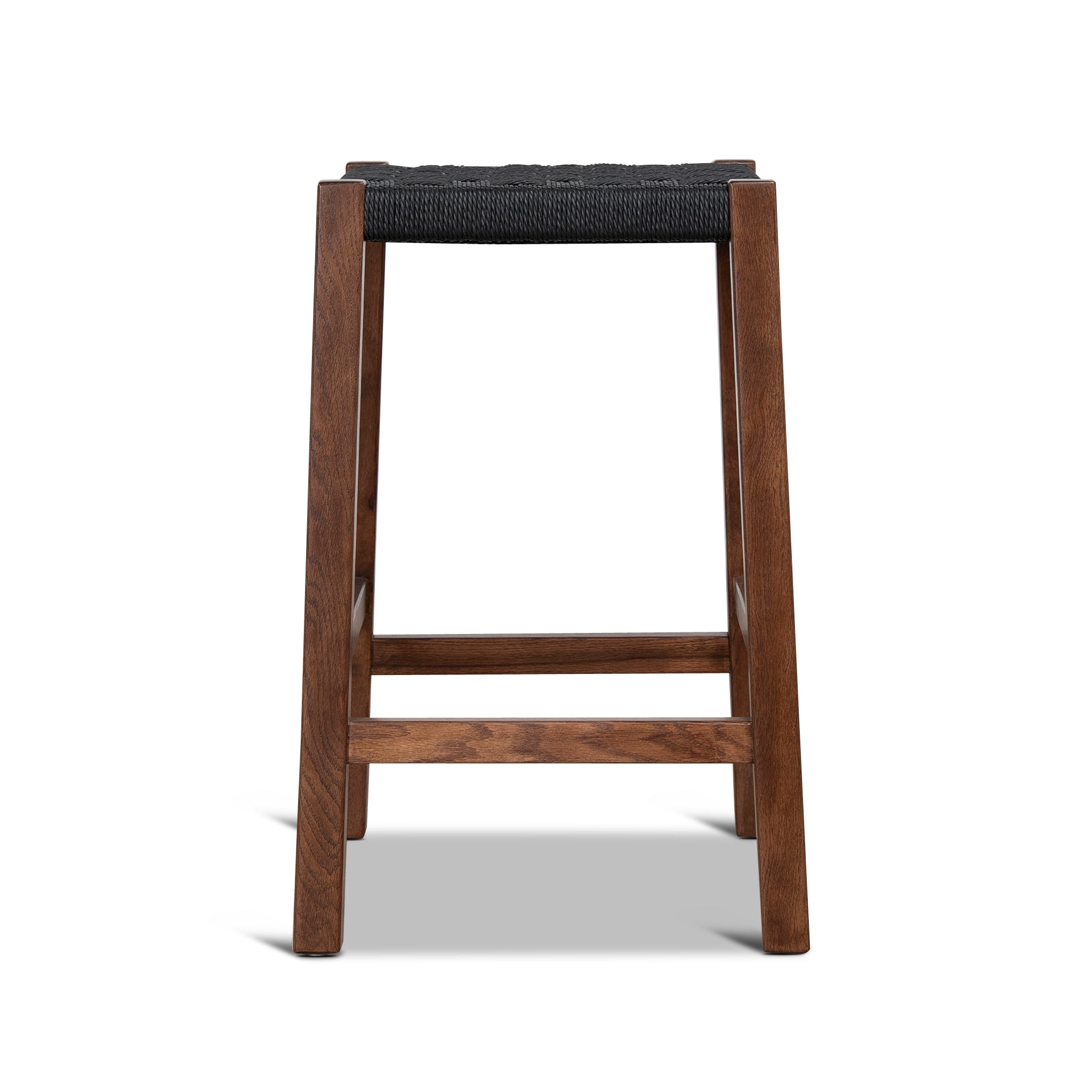 Jolen 65cm Rattan Bar Stool - Walnut Bar Stool Oakwood-Core