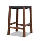 Jolen 65cm Rattan Bar Stool - Walnut Bar Stool Oakwood-Core
