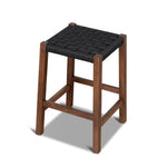 Jolen 65cm Rattan Bar Stool - Walnut Bar Stool Oakwood-Core