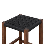 Jolen 65cm Rattan Bar Stool - Walnut Bar Stool Oakwood-Core