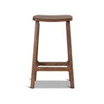 Ex Display - Cyprus 67cm Walnut Bar Stool - Mocha Brown Bar Stool Oakwood-Core