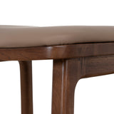 Ex Display - Cyprus 67cm Walnut Bar Stool - Mocha Brown Bar Stool Oakwood-Core