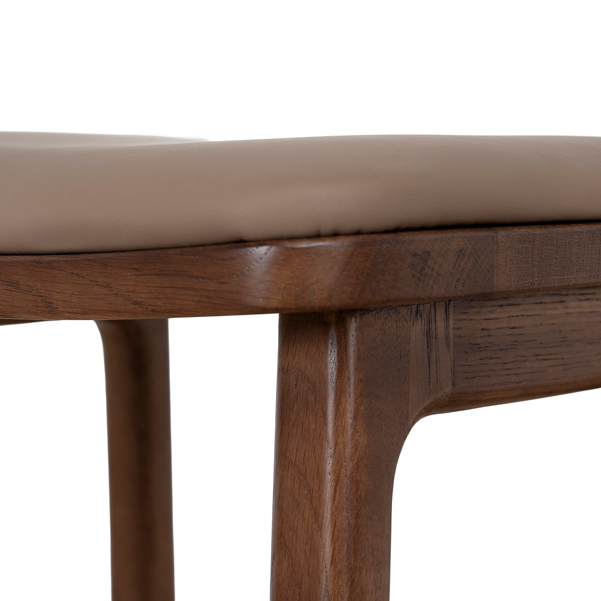 Ex Display - Cyprus 67cm Walnut Bar Stool - Mocha Brown Bar Stool Oakwood-Core