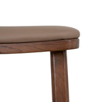 Ex Display - Cyprus 67cm Walnut Bar Stool - Mocha Brown Bar Stool Oakwood-Core