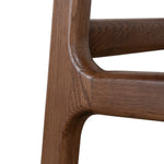 Ex Display - Cyprus 67cm Walnut Bar Stool - Mocha Brown Bar Stool Oakwood-Core