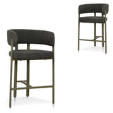 Set of 2 - Elvika Green Barstool - Kaitoke Green Bar Stool Cino-Core