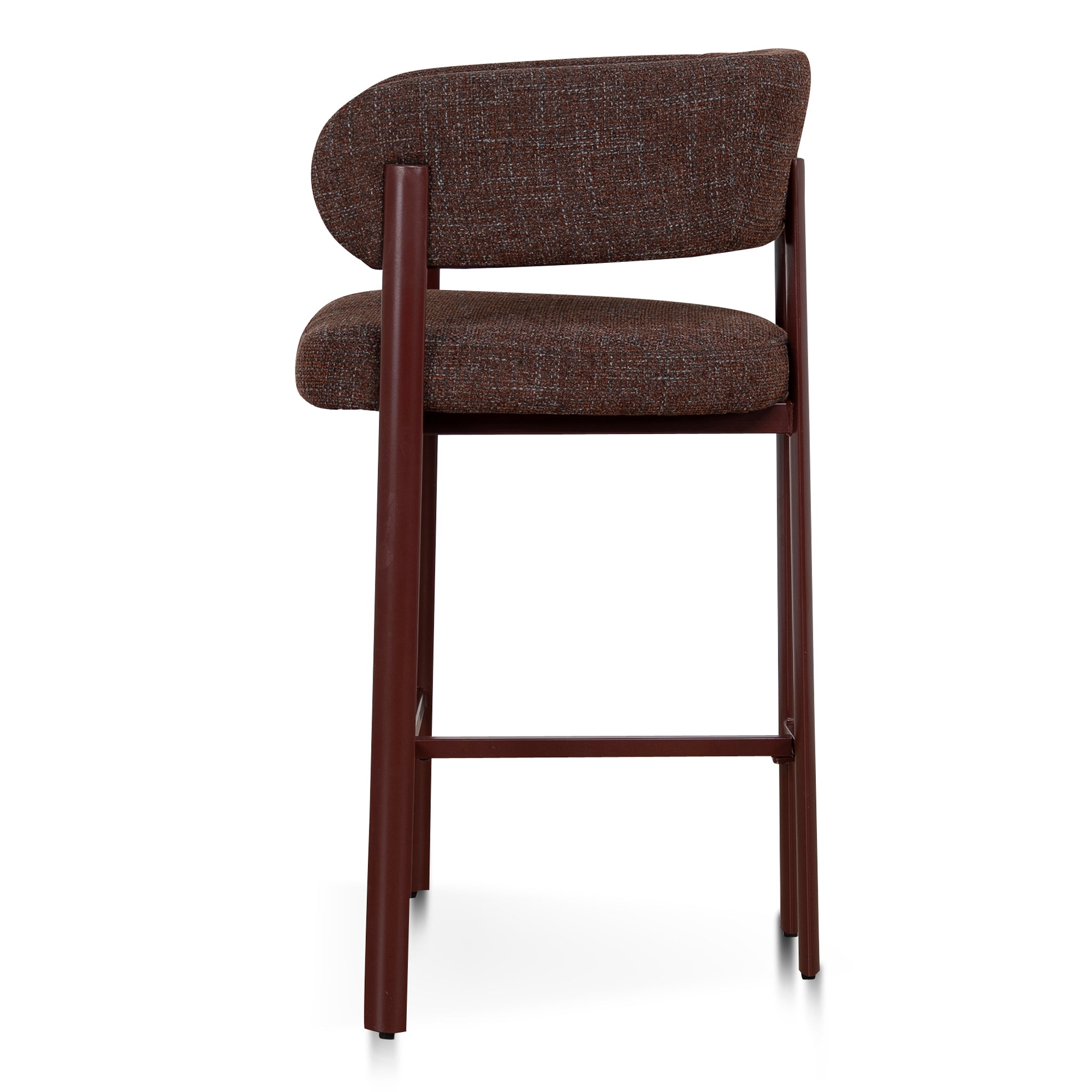 Elvika Red Barstool - Moss Brown (Single) Bar Stool Cino-Core