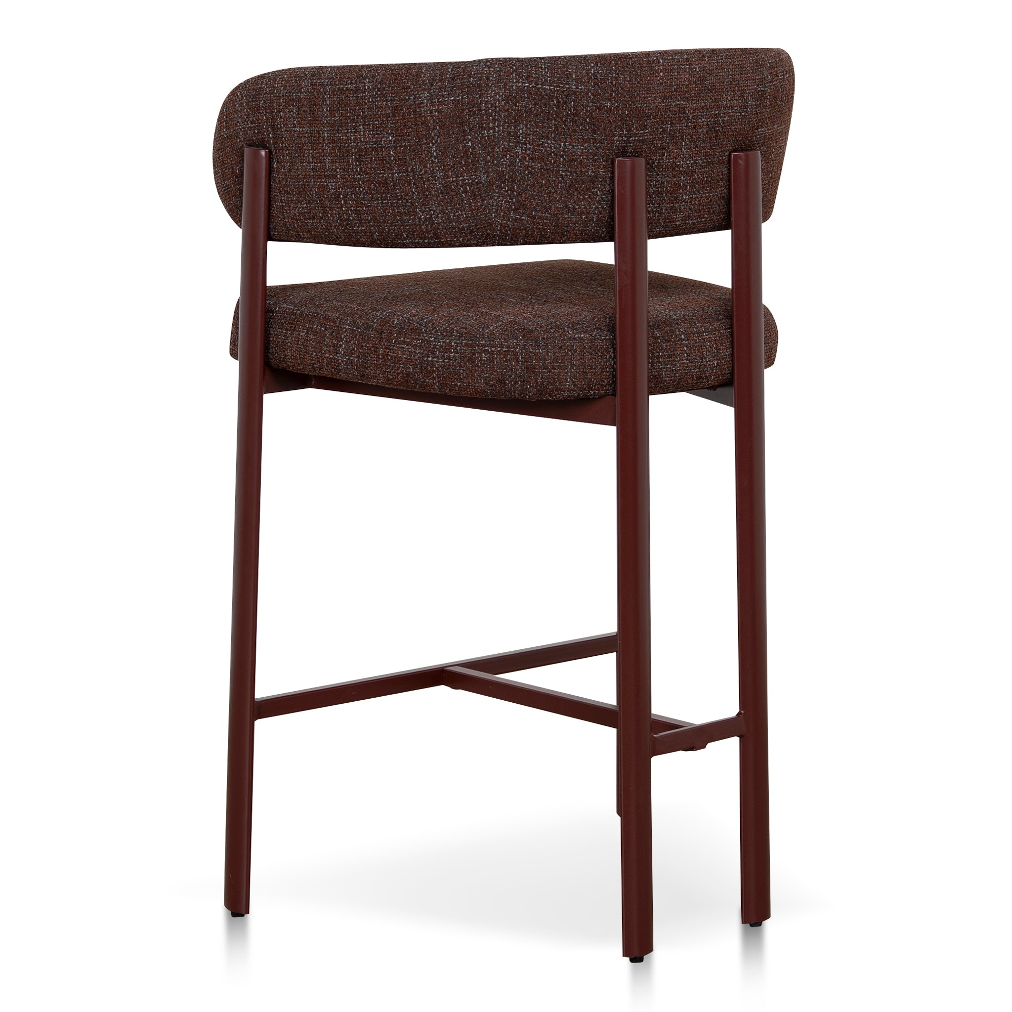 Elvika Red Barstool - Moss Brown (Single) Bar Stool Cino-Core