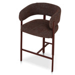 Elvika Red Barstool - Moss Brown (Single) Bar Stool Cino-Core